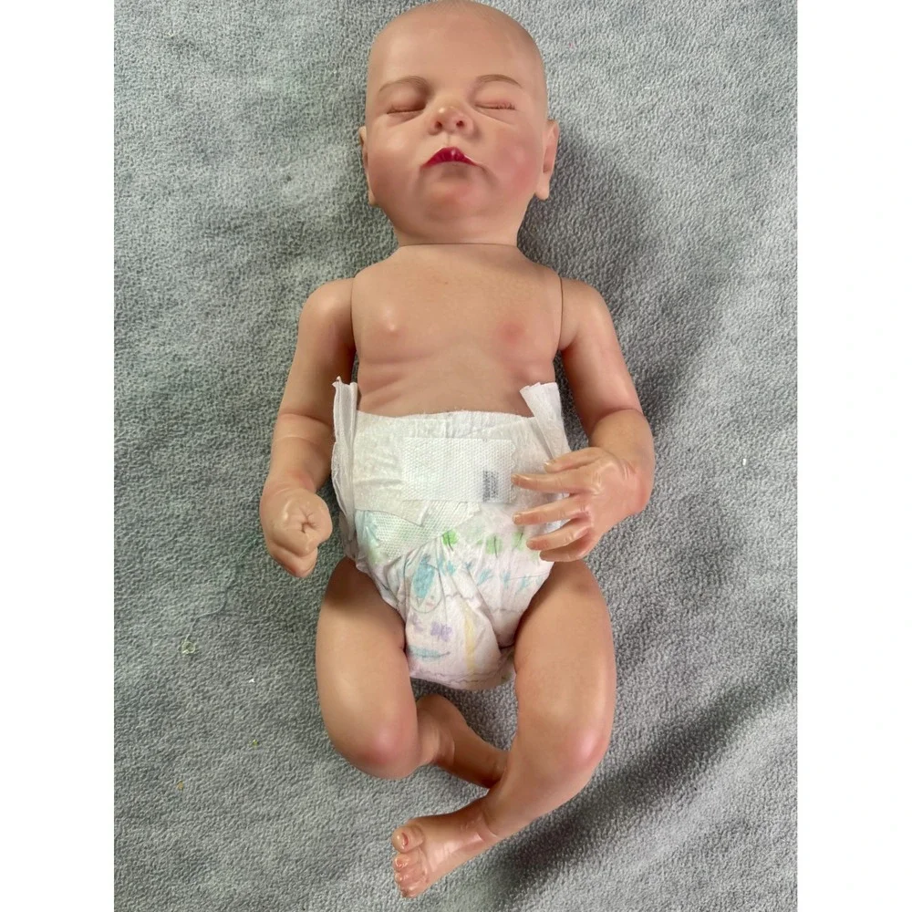 Realistic Reborn Baby Doll‎ 18 In Sleeping Vinyl Body Disney Lion King 0Pajamas